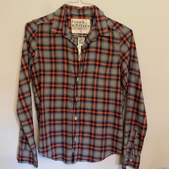 Frank & Eileen Tops - Frank & Eileen Barry Plaid Crinkle Shirt | Size Small